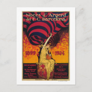 Soccer Promo Poster Postcard