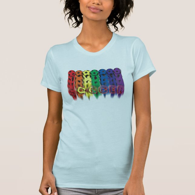 Soccer Rainbow T-Shirt (Front)