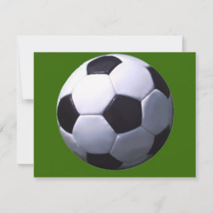 Soccer Real Football Invitation