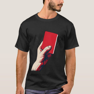 Soccer Red Card girl T-Shirt