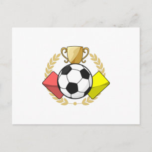 Soccer red & yellow card Trophy