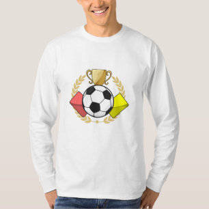 Soccer red & yellow card Trophy T-Shirt