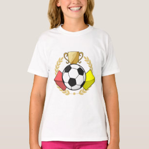 Soccer red & yellow card Trophy T-Shirt