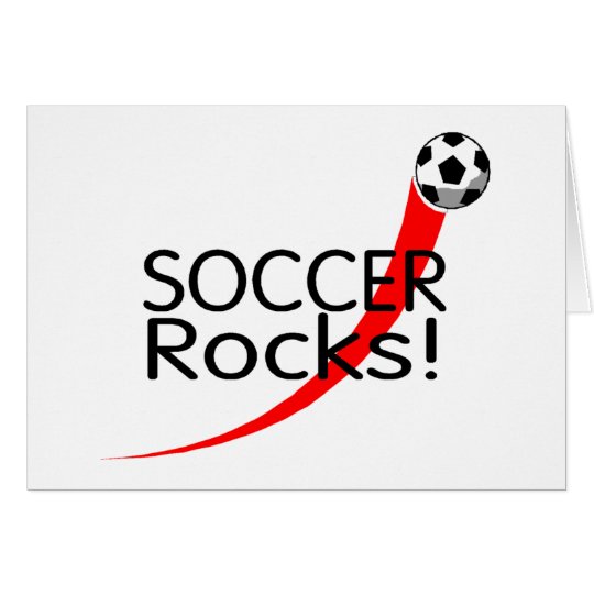 Soccer Rocks Card