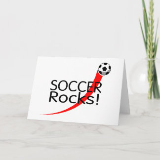 Soccer Rocks Holiday Card