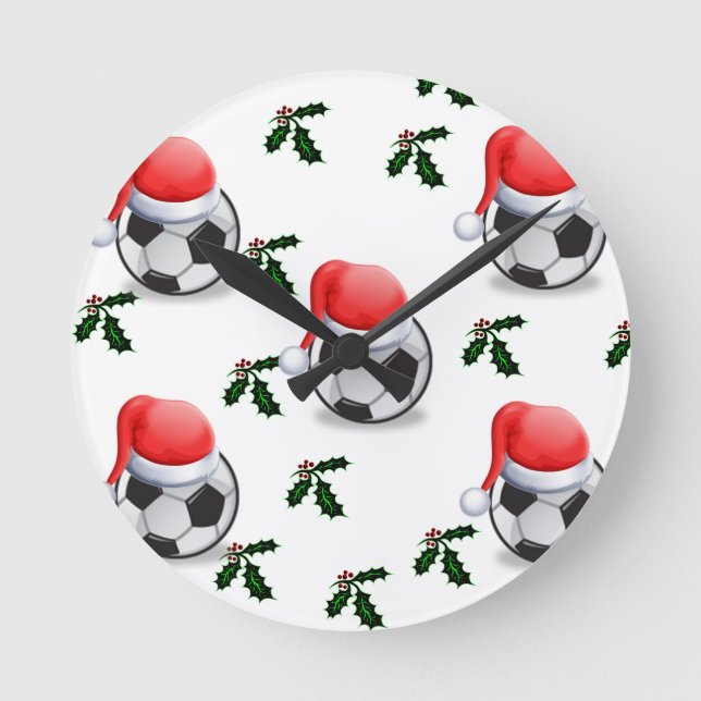 SOCCER ROUND CLOCK (Front)