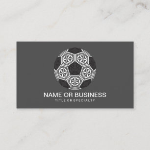 soccer sacred geometry business card