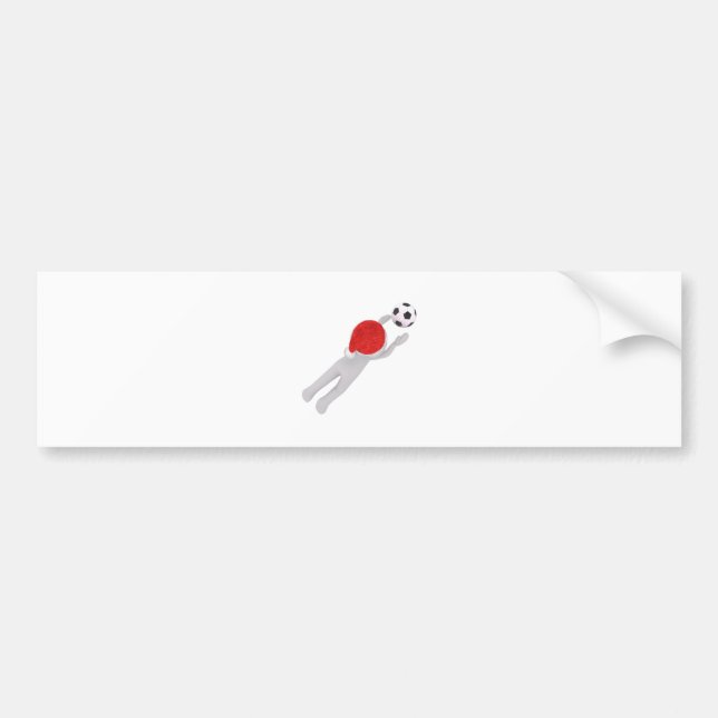 soccer santa claus bumper sticker (Front)