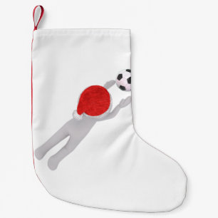 soccer santa claus christmas stocking
