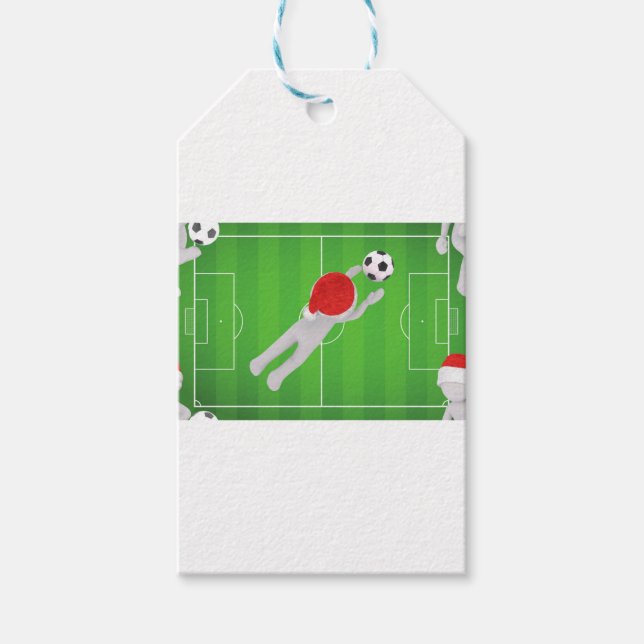 soccer santa gift tags (Front)