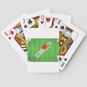 soccer santa playing cards