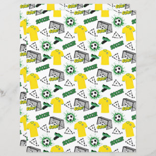 Soccer Scrapbook Paper