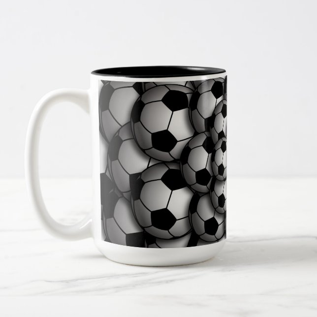 Soccer Season Two-Tone Coffee Mug (Left)