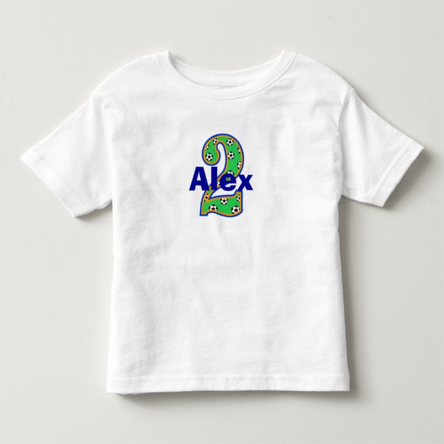 Soccer Second Birthday Shirt (Front)