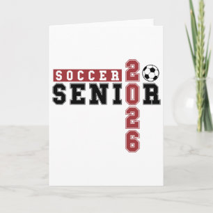 Soccer Senior Night Soccer Senior 2026 Graduation  Card