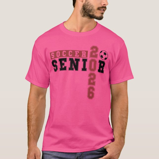Soccer Senior Night Soccer Senior 2026 Graduation  T-Shirt (Front)