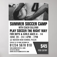 Soccer Shirt, Soccer Camp Advertising