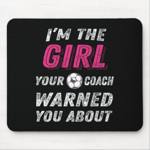 Soccer Shirts For Girls And Women, Funny Soccer  Mouse Mat