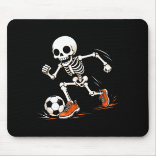 Soccer skeleton halloween costume boys kids  mouse mat