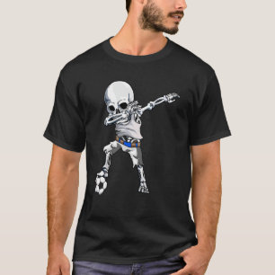 Soccer Skeleton Halloween Men Boys Kids Halloween T-Shirt