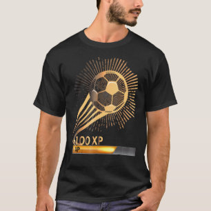 Soccer Skill Plus 100 Xp Athlete Gamer T-Shirt
