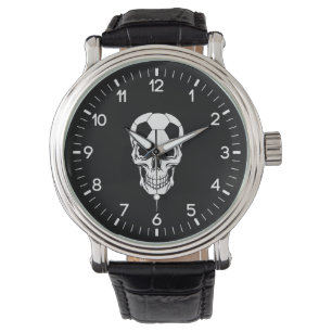 Soccer Skull Watch