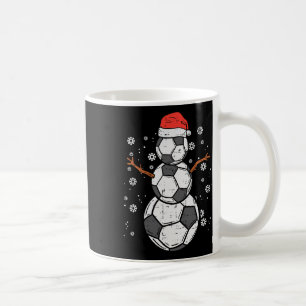 Soccer Snowman Xmas Christmas Sports Boys Girls Coffee Mug