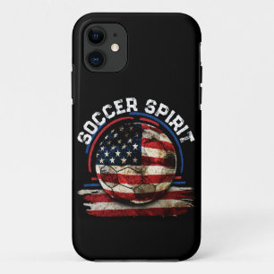 Soccer Spirit USA, Soccer Fan iPhone 11 Case