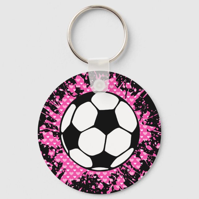soccer splat. key ring (Front)