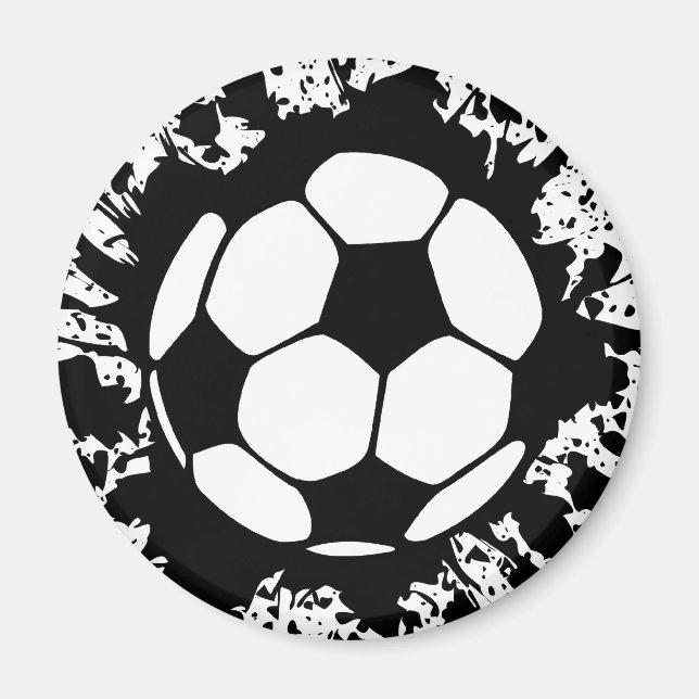 soccer splat. magnet (Front)