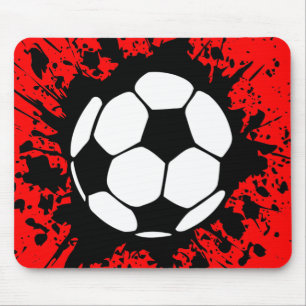 soccer splat mouse mat