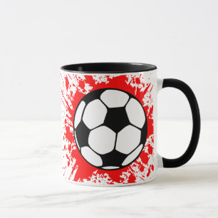 soccer splat. mug