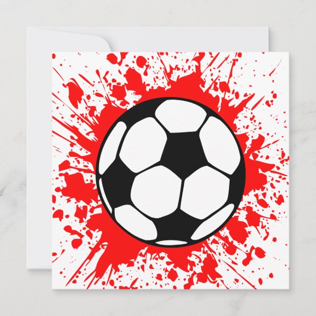 soccer splatz invitation (Front)