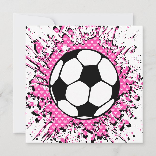soccer splatz invitation (Front)