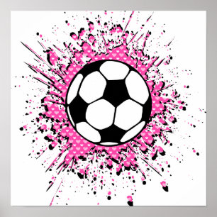 soccer splatz poster