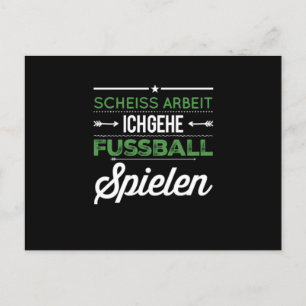 Soccer Sport Hobby Gym Athlete Postcard