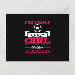 Soccer Sport Hobby Gym Athlete Postcard