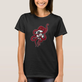 Soccer Sport Octopus Arms Wrapped Around Soccer Ba T-Shirt