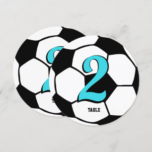 Soccer Sport Table Number