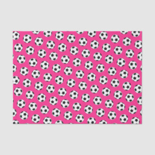 Soccer Sports Birthday Party Pink Tissue Paper
