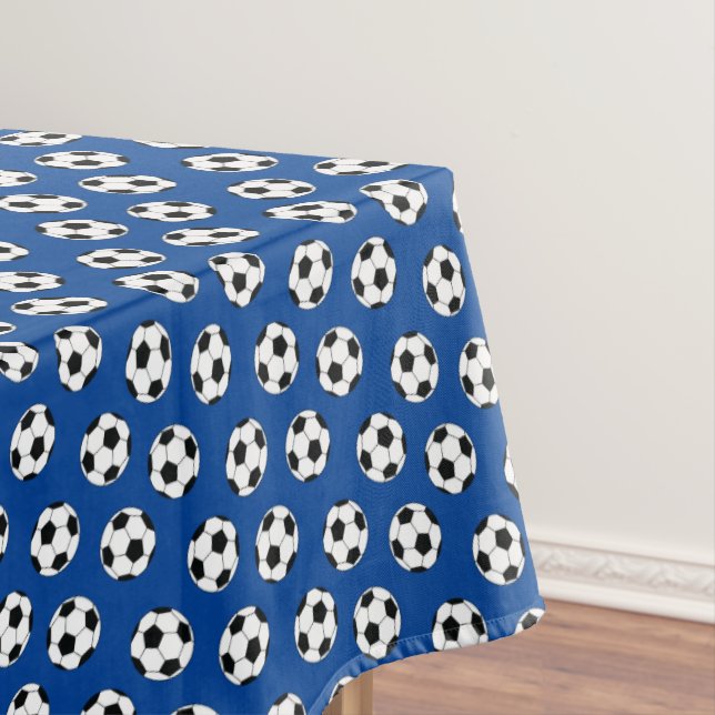 Soccer Sports Birthday Party Tablecloth (In Situ)