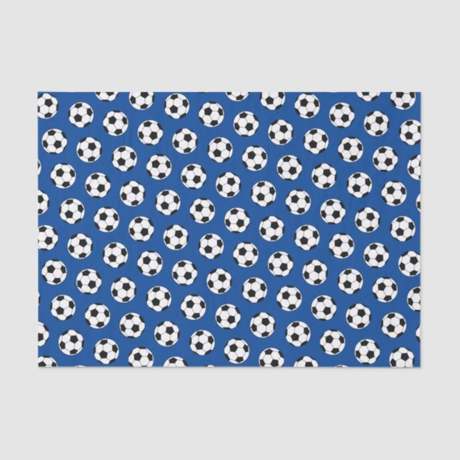 Soccer Sports Birthday Party Tissue Paper (Front)