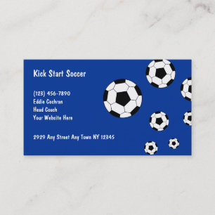 Soccer Sports Business Cards