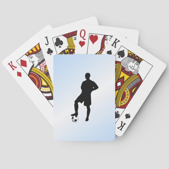 Soccer Sports Design Playing Cards (Back)