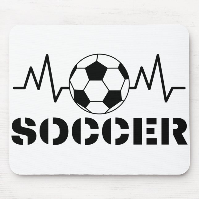 Soccer sports mouse mat (Front)