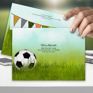 Soccer Sporty Envelope