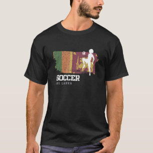 Soccer Sri Lanka Flag Football Womens Soccer Girls T-Shirt