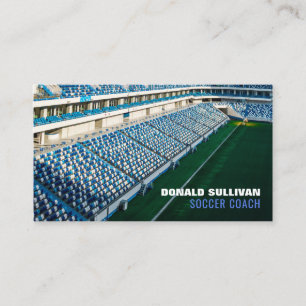 Soccer Stadium, Soccer Player/Coach/Ref Business Card