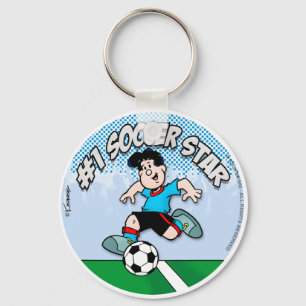 Soccer Star Key Ring