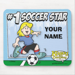 Soccer Star Mouse Mat